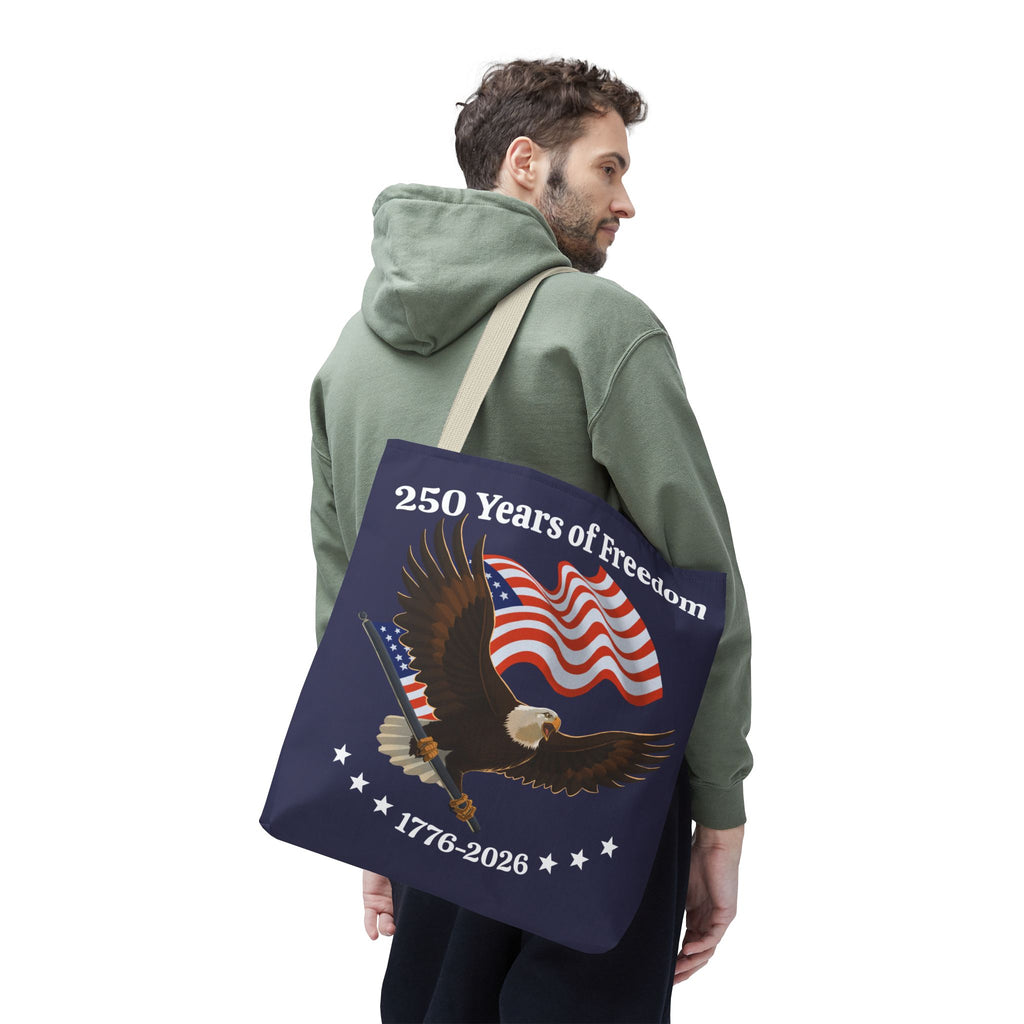 America 250th Anniversary Eagle | Blue Tote Bag