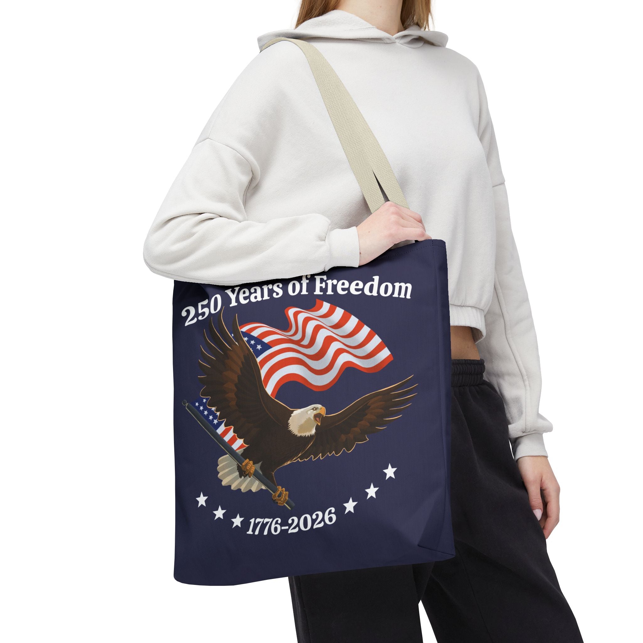 America 250th Anniversary Eagle | Blue Tote Bag