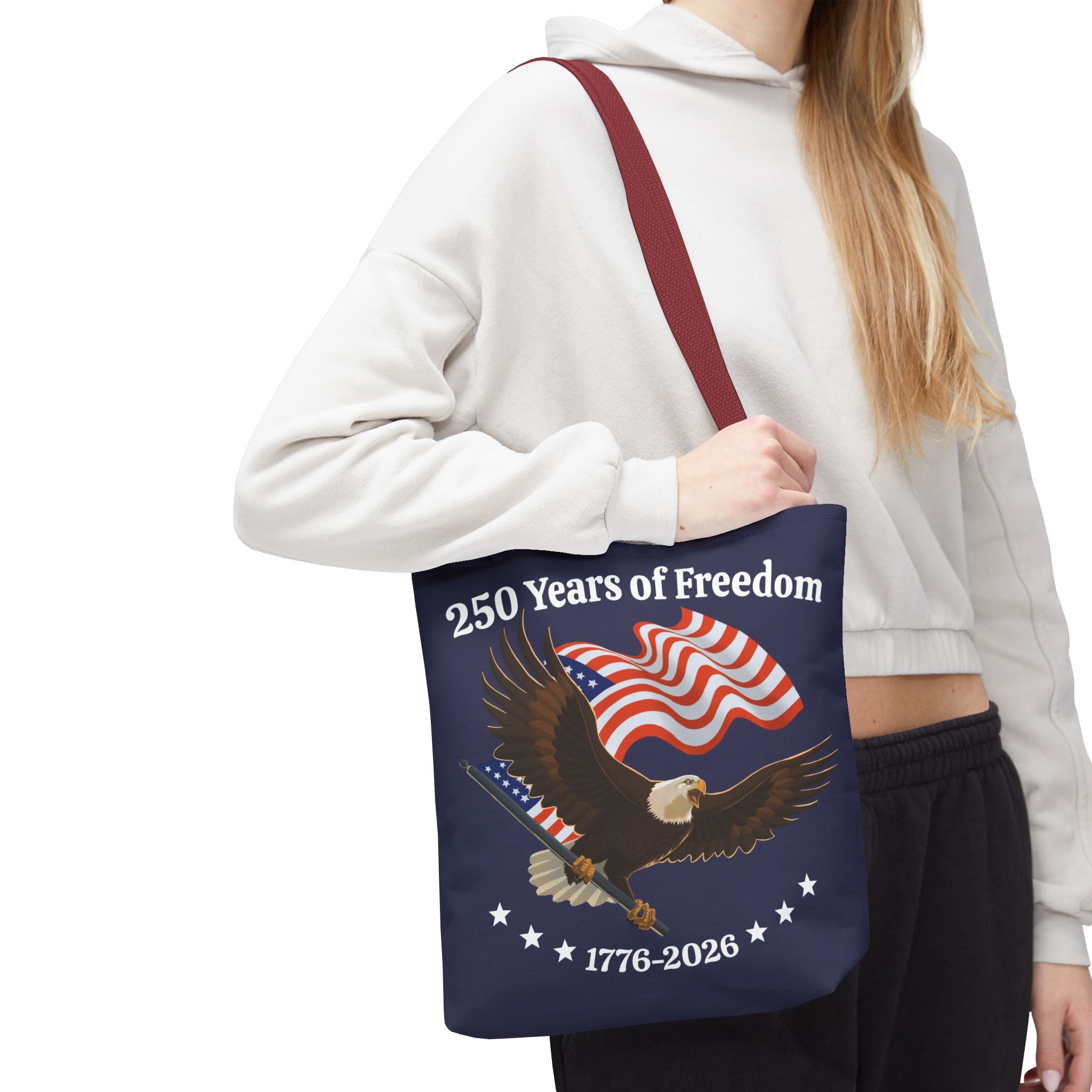 America 250th Anniversary Eagle | Blue Tote Bag
