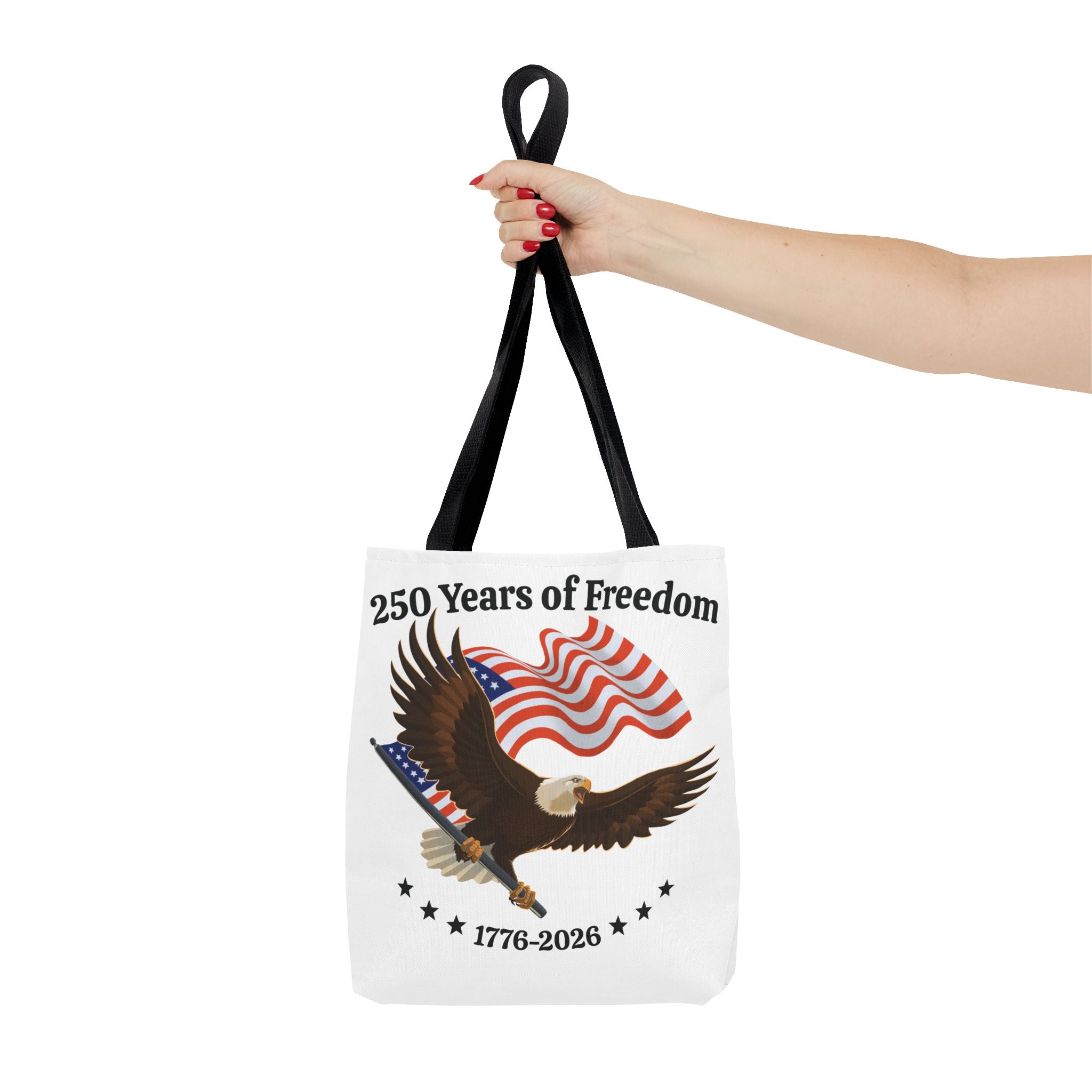 America 250th Anniversary Eagle | White Tote Bag