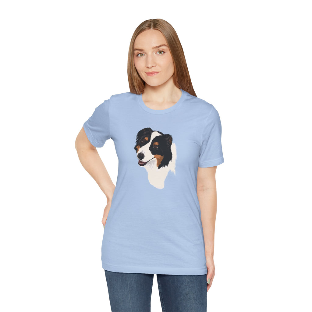 Loyal Sheepdog Portrait | Unisex T-Shirt