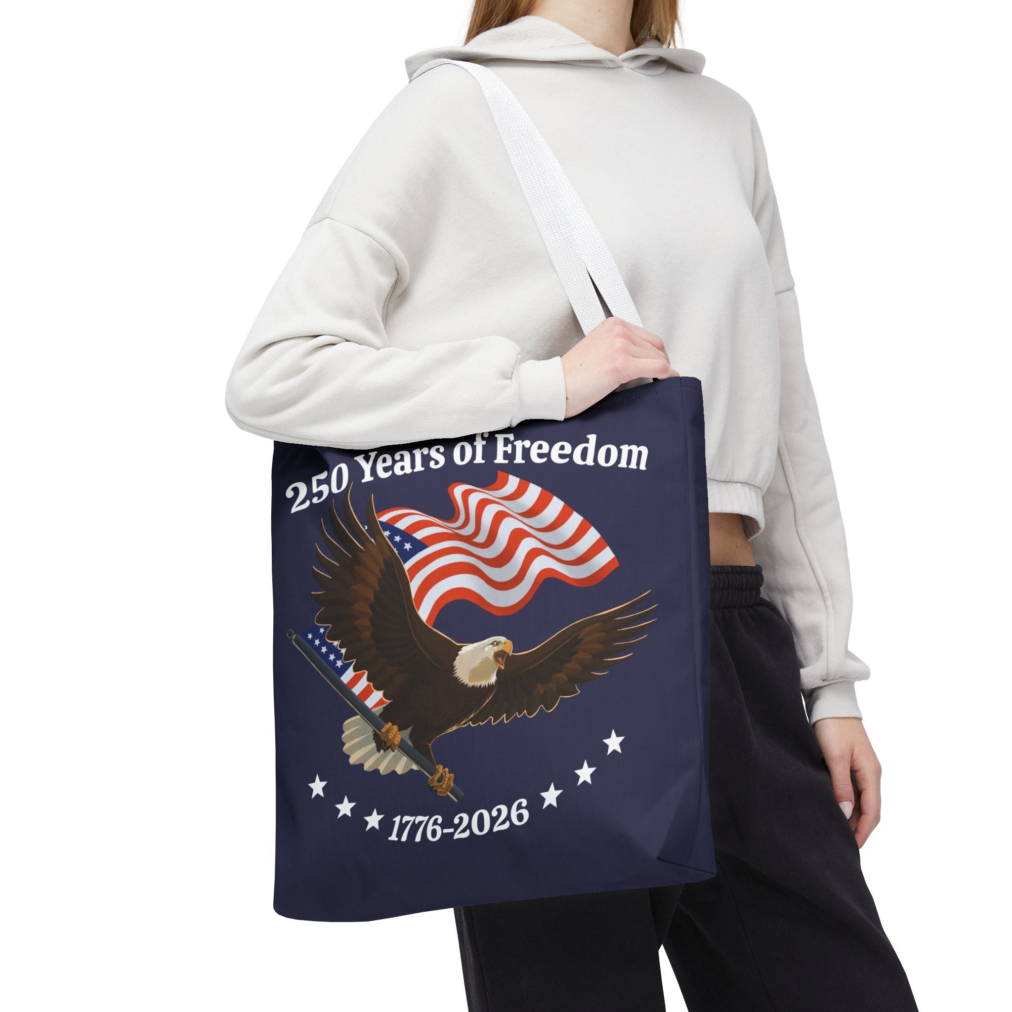 America 250th Anniversary Eagle | Blue Tote Bag