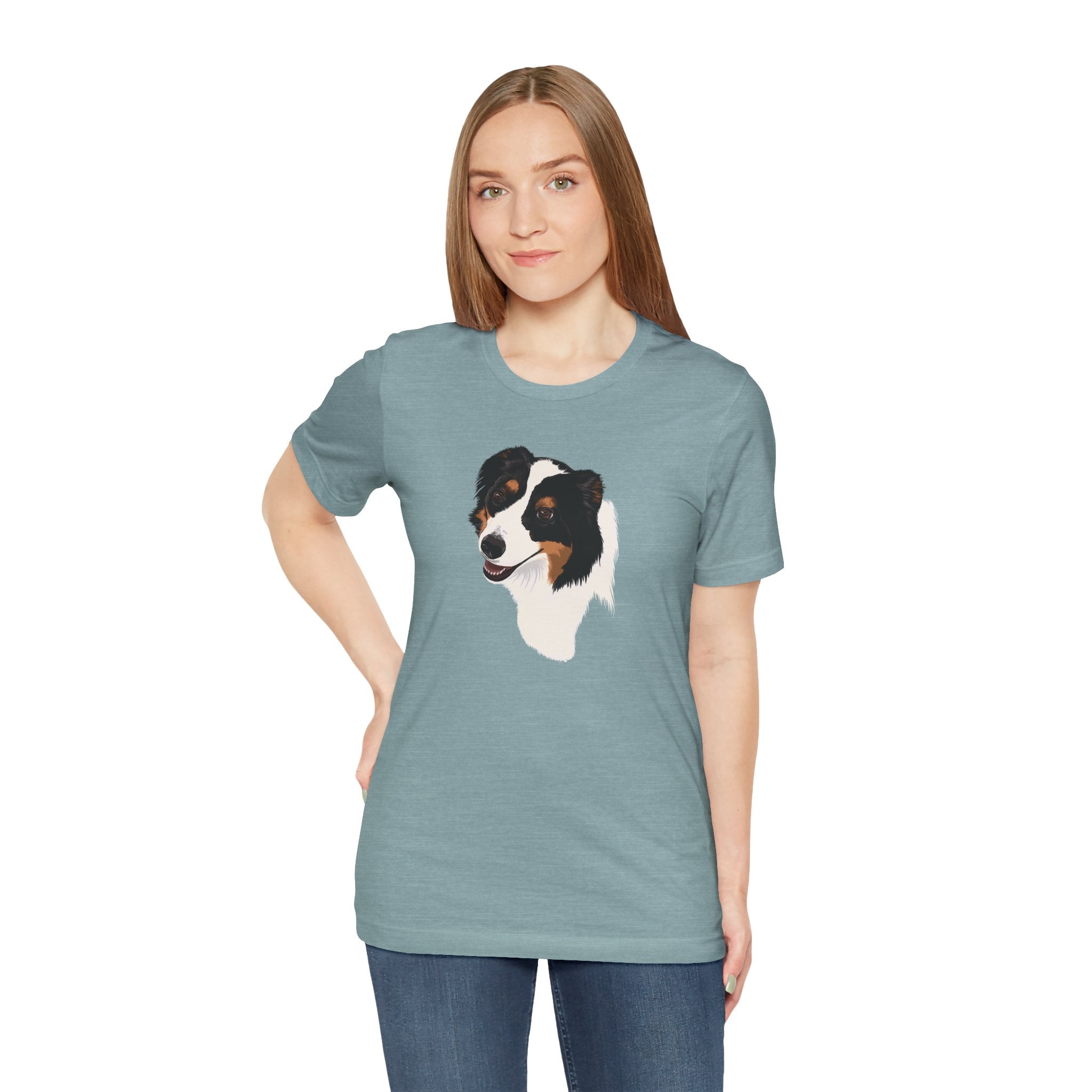 Loyal Sheepdog Portrait | Unisex T-Shirt