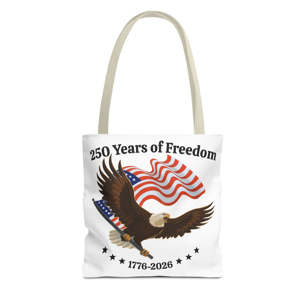 America 250th Anniversary Eagle | White Tote Bag