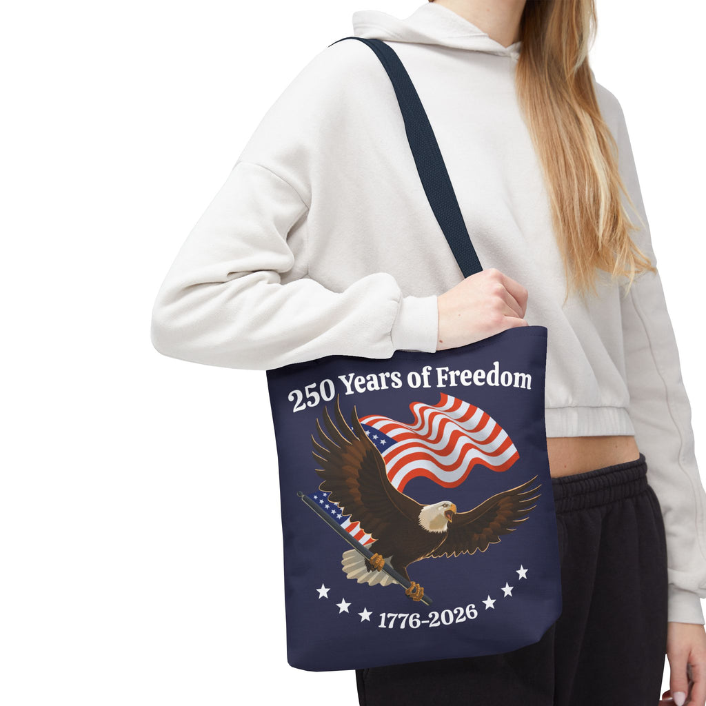 America 250th Anniversary Eagle | Blue Tote Bag