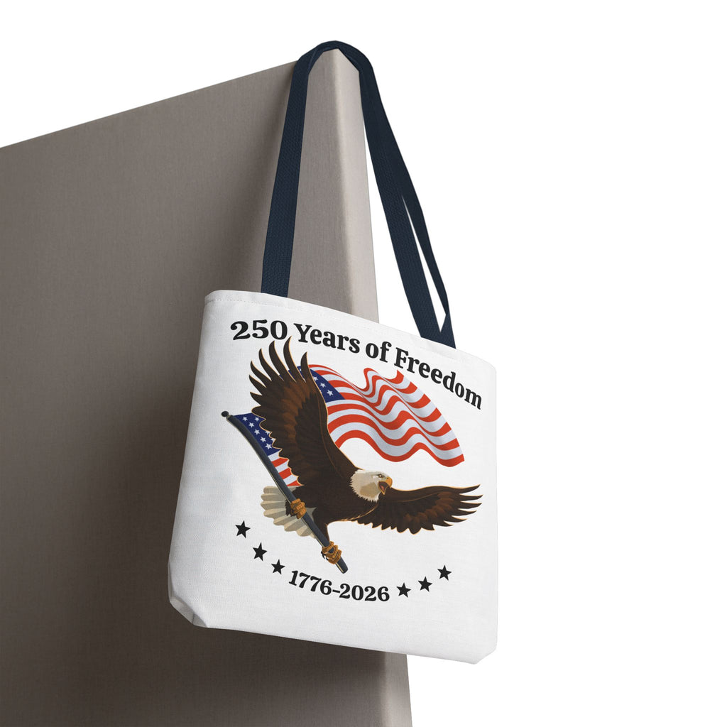 America 250th Anniversary Eagle | White Tote Bag