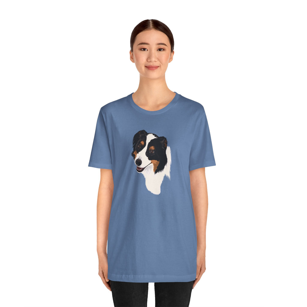 Loyal Sheepdog Portrait | Unisex T-Shirt