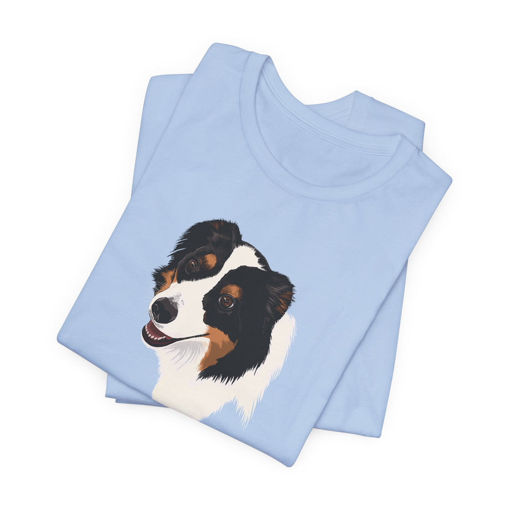 Loyal Sheepdog Portrait | Unisex T-Shirt