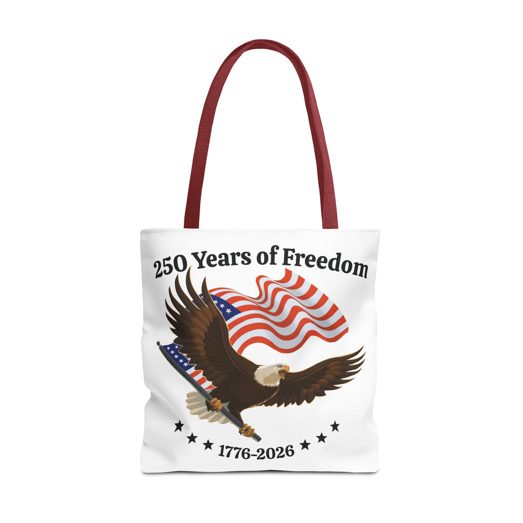 America 250th Anniversary Eagle | White Tote Bag