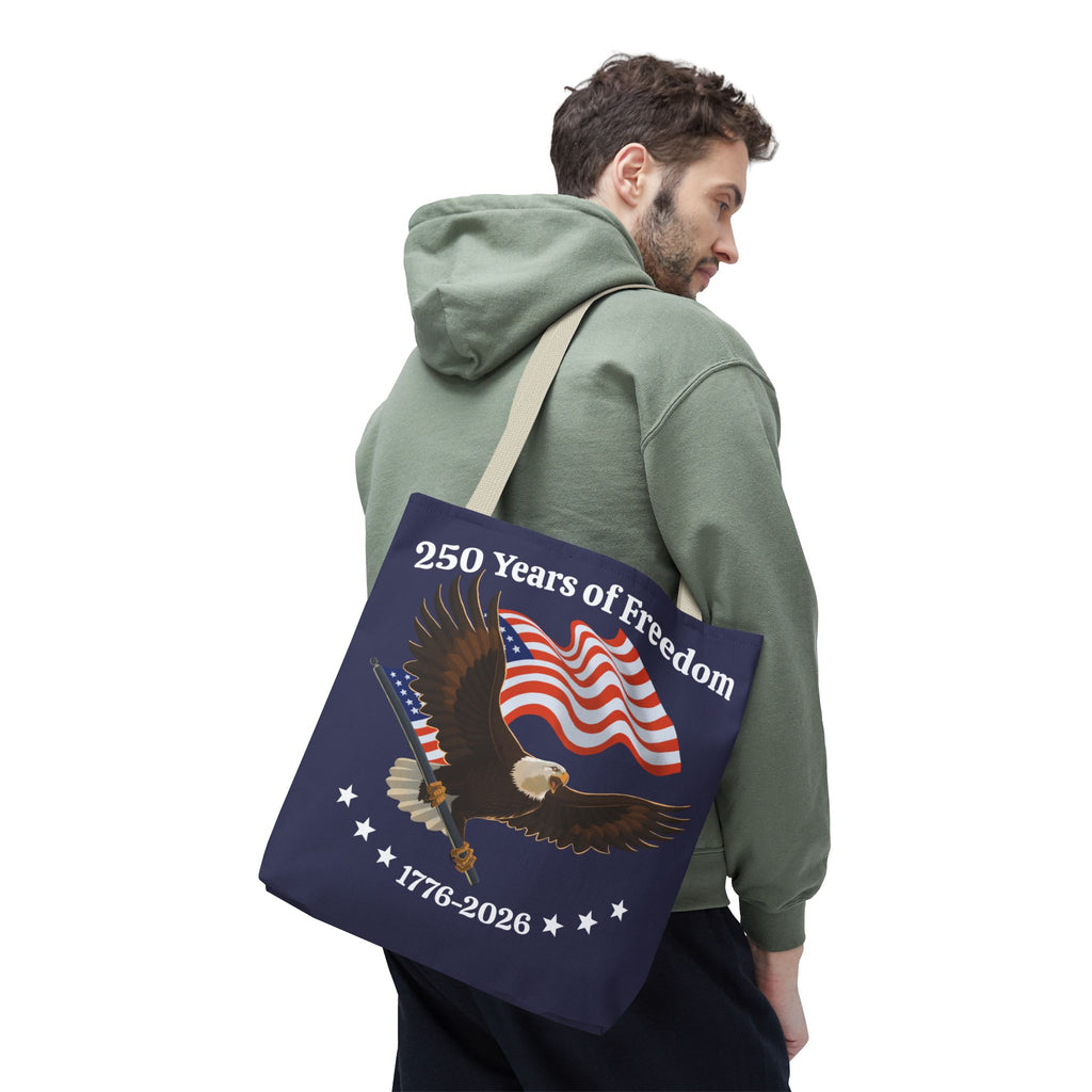 America 250th Anniversary Eagle | Blue Tote Bag