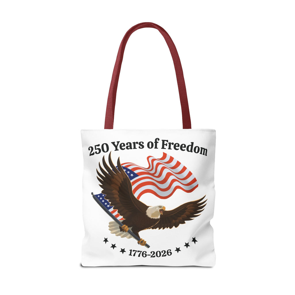 America 250th Anniversary Eagle | White Tote Bag