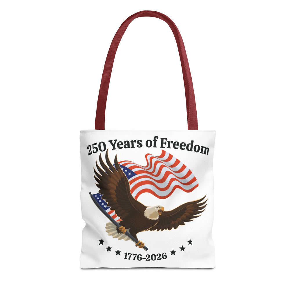 America 250th Anniversary Eagle | White Tote Bag