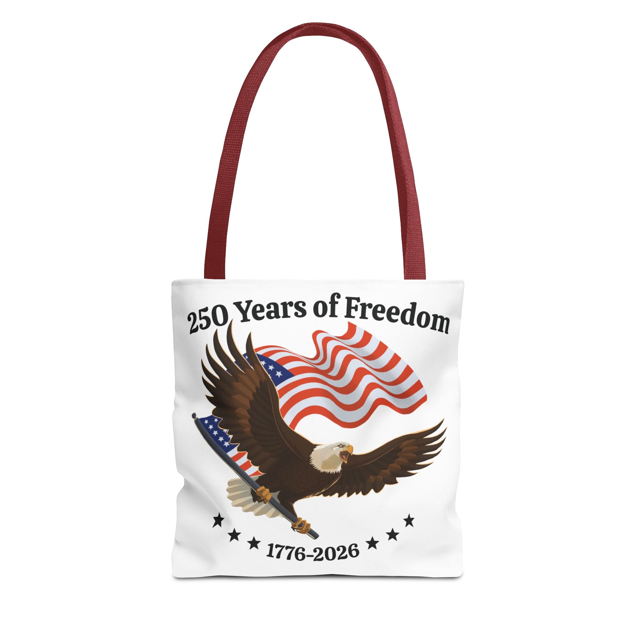 America 250th Anniversary Eagle | White Tote Bag