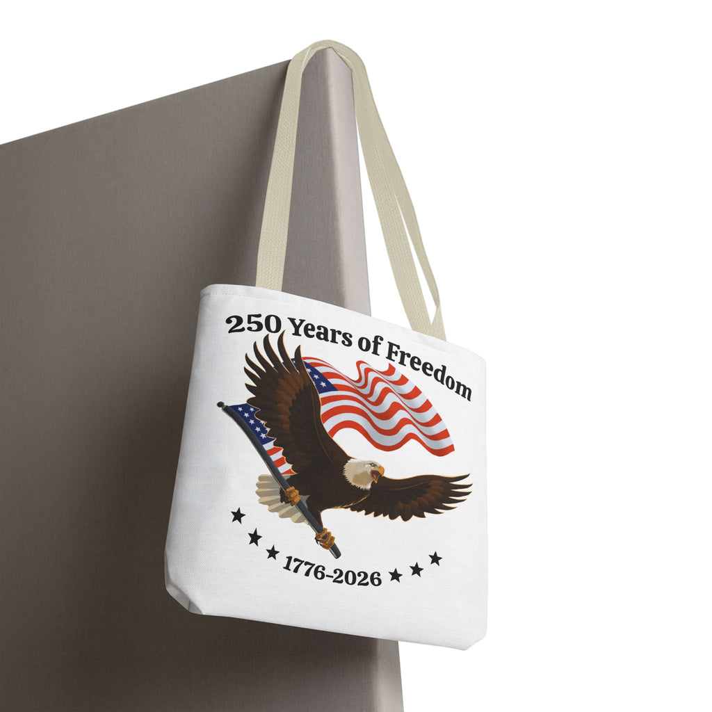 America 250th Anniversary Eagle | White Tote Bag
