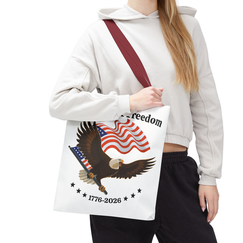 America 250th Anniversary Eagle | White Tote Bag