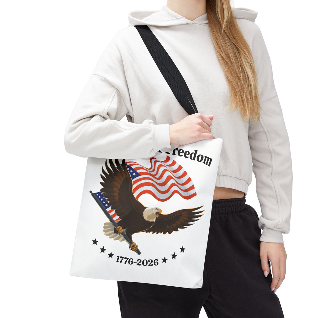America 250th Anniversary Eagle | White Tote Bag