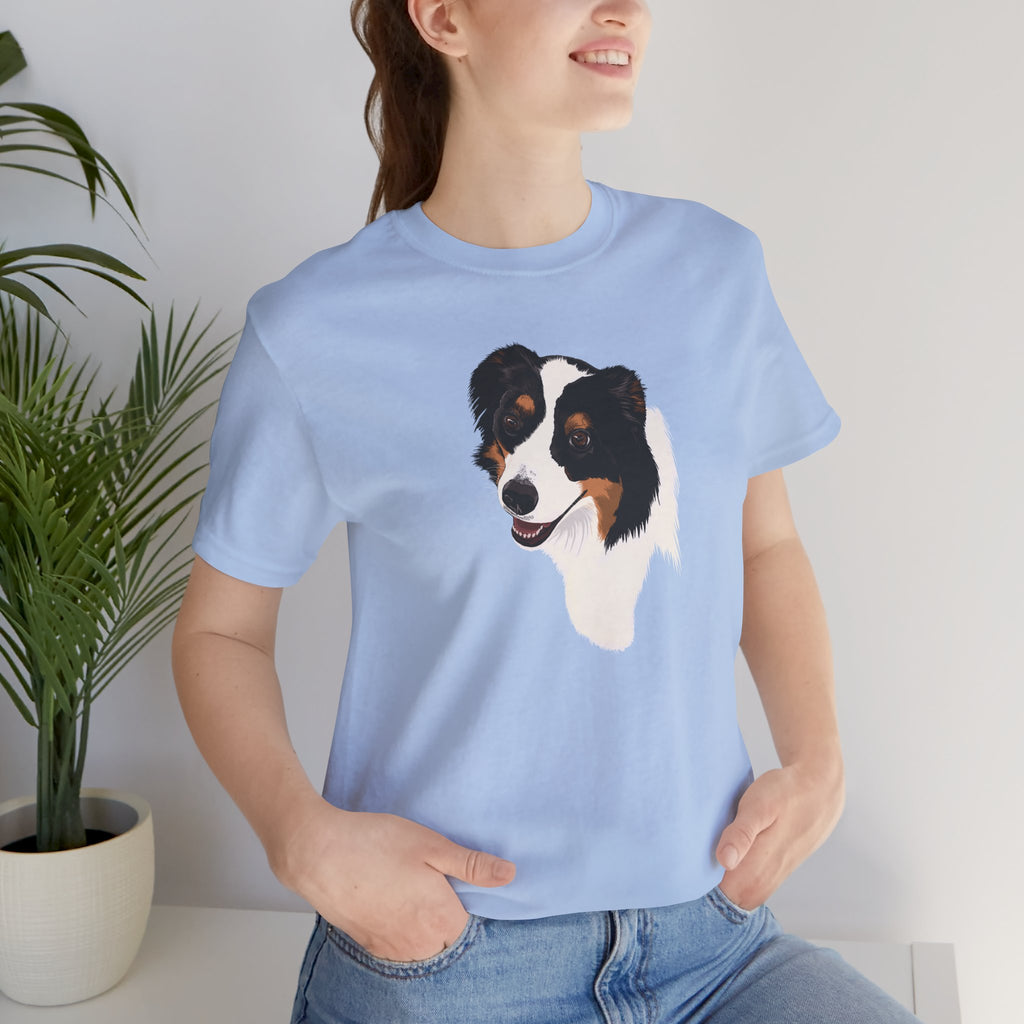 Loyal Sheepdog Portrait | Unisex T-Shirt