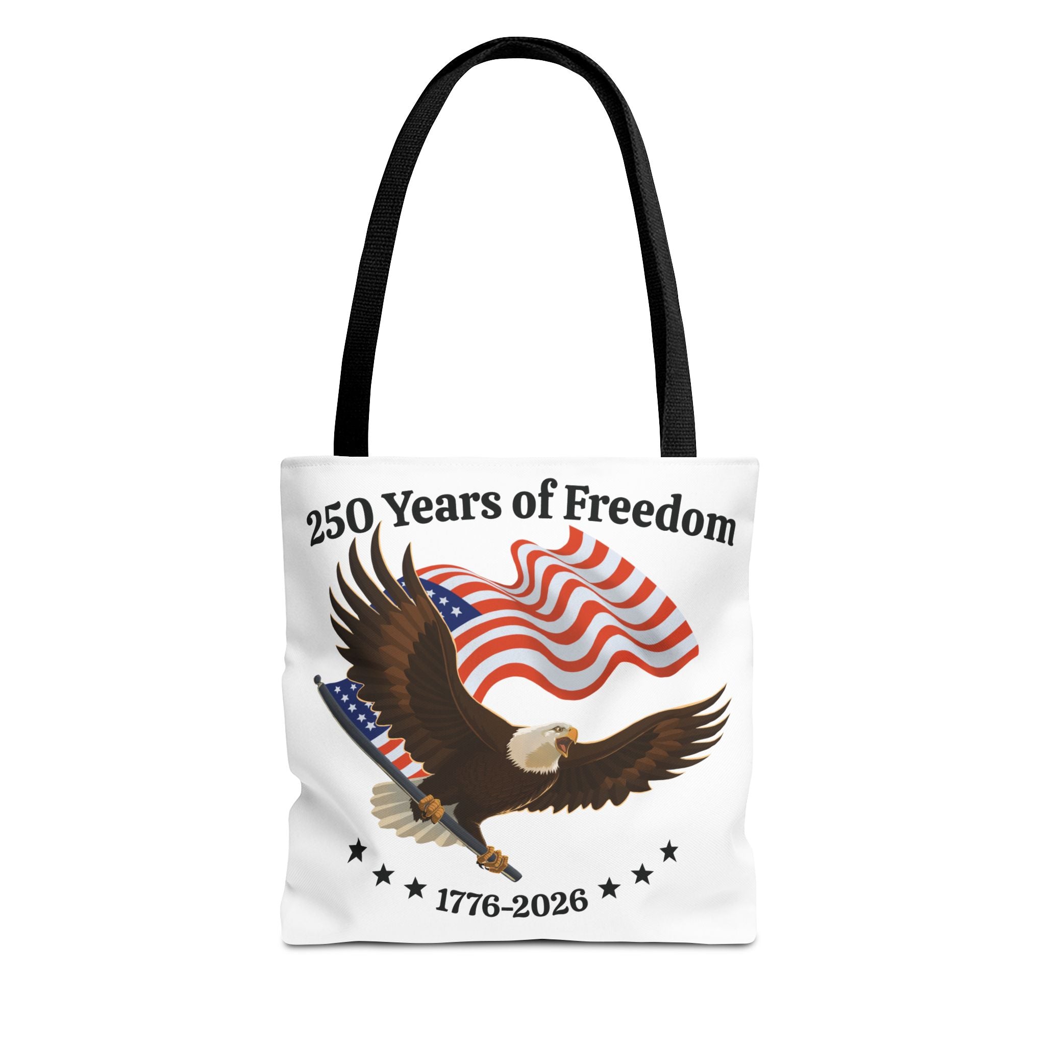 America 250th Anniversary Eagle | White Tote Bag