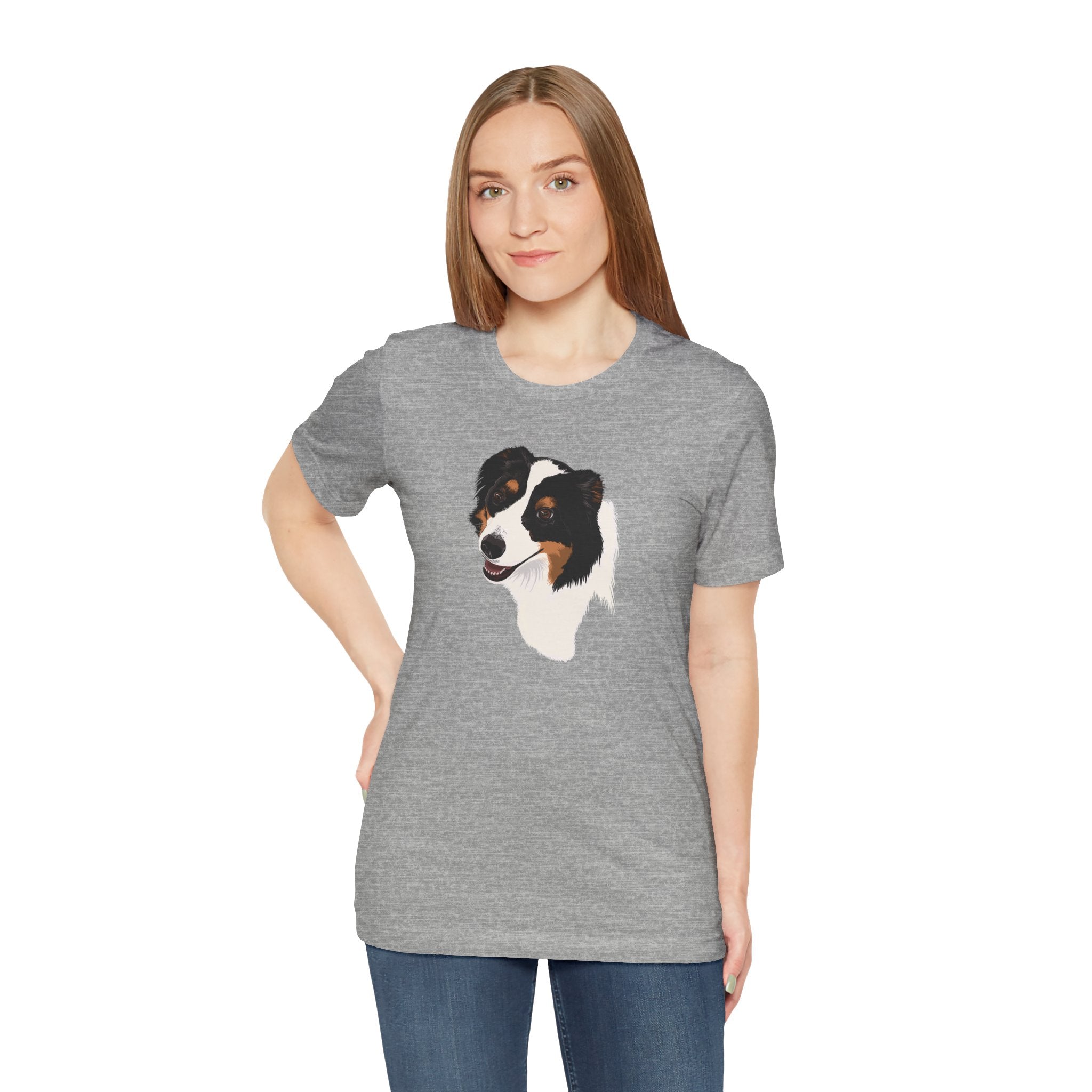 Loyal Sheepdog Portrait | Unisex T-Shirt