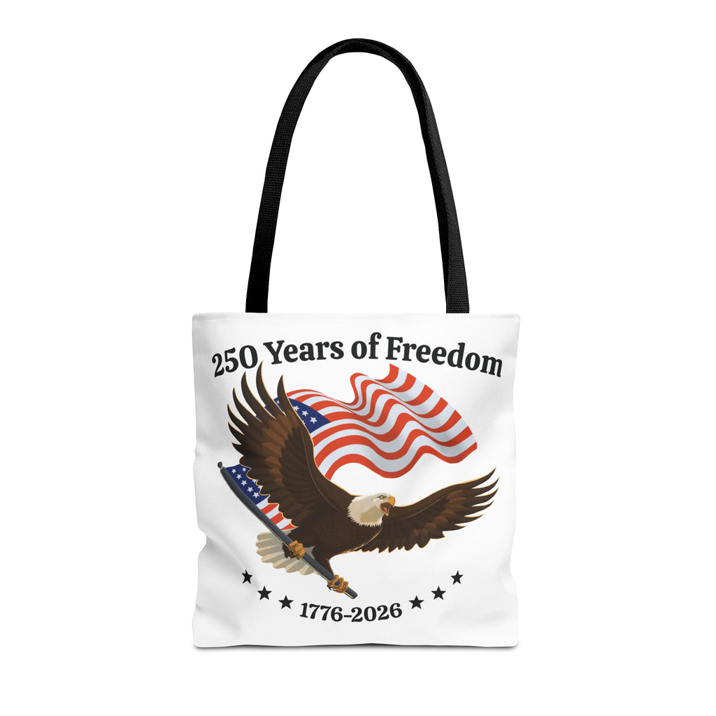 America 250th Anniversary Eagle | White Tote Bag