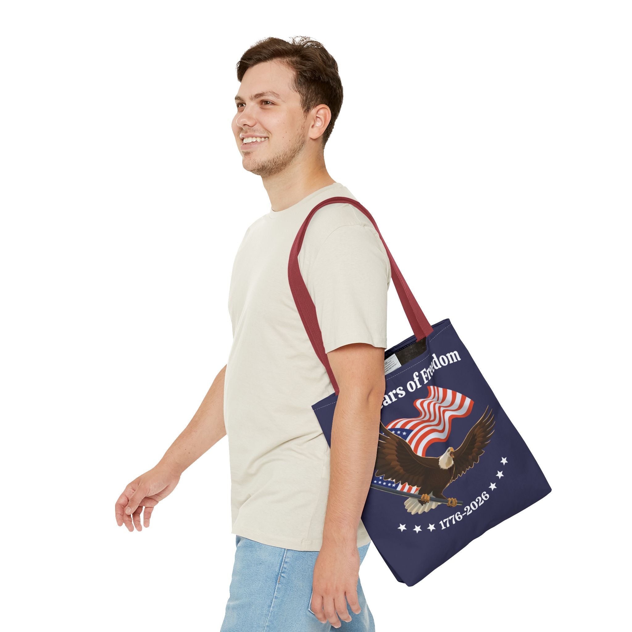 America 250th Anniversary Eagle | Blue Tote Bag