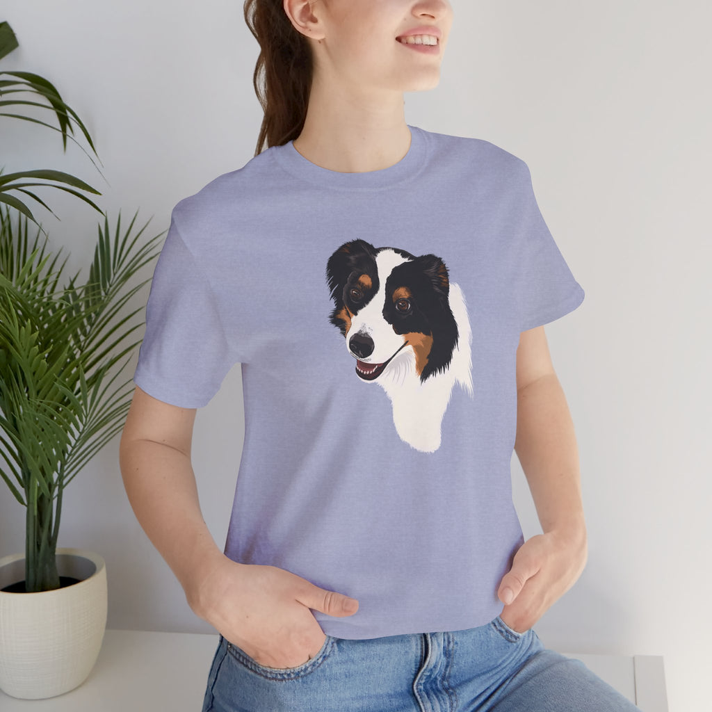 Loyal Sheepdog Portrait | Unisex T-Shirt