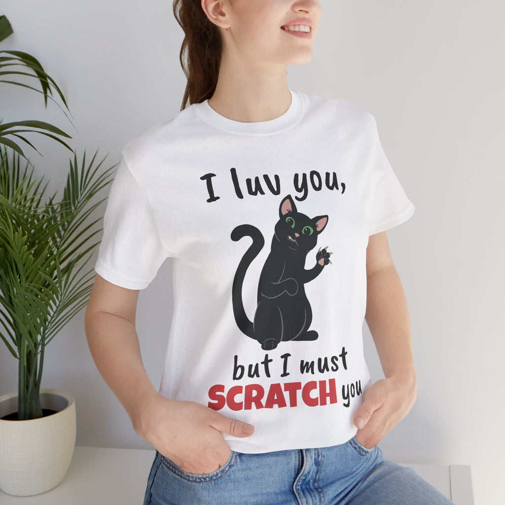 Cats Scratch | Funny Cat Graphic Tee | Unisex