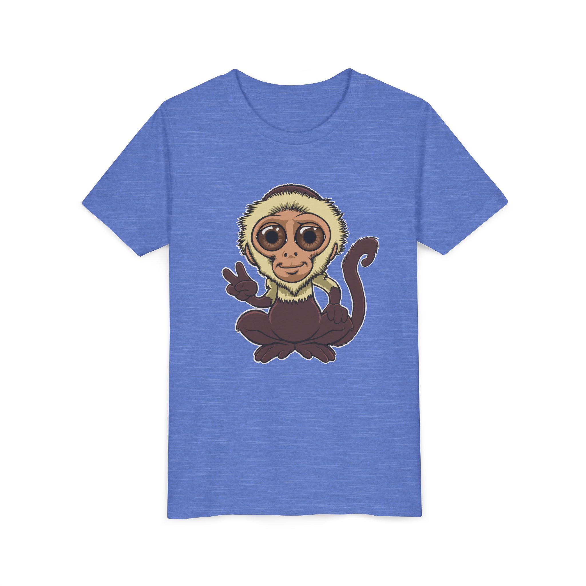 Cartoon Capuchin Kids T-Shirt | Cute Monkey Tee for Boys & Girls
