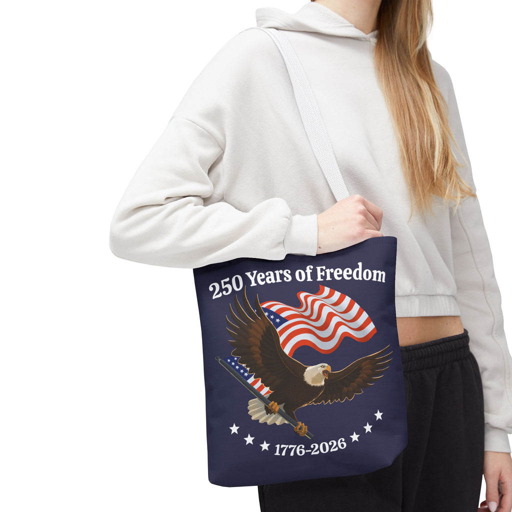 America 250th Anniversary Eagle | Blue Tote Bag