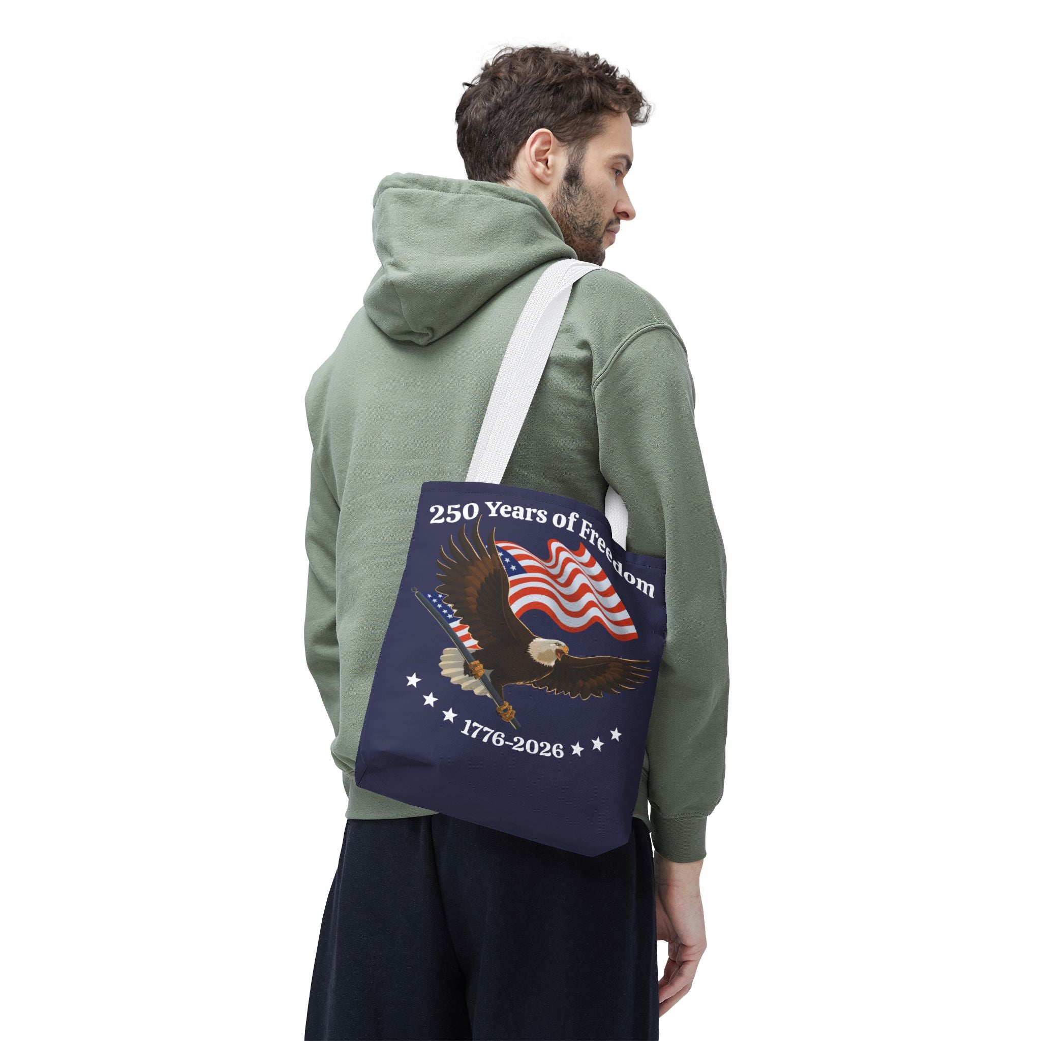 America 250th Anniversary Eagle | Blue Tote Bag