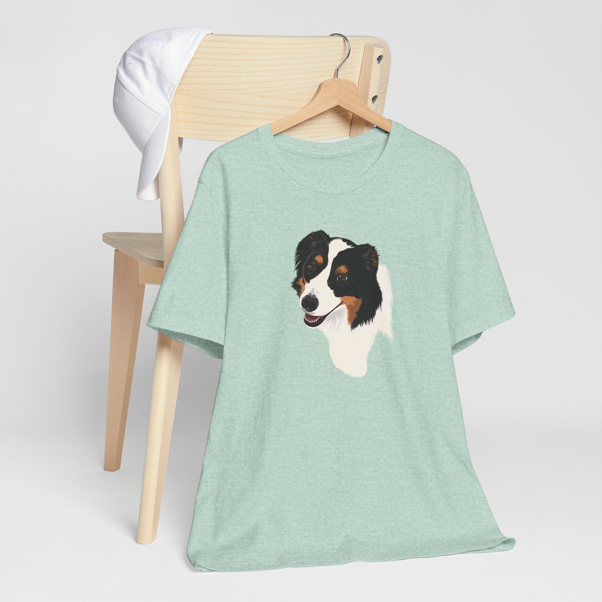 Loyal Sheepdog Portrait | Unisex T-Shirt