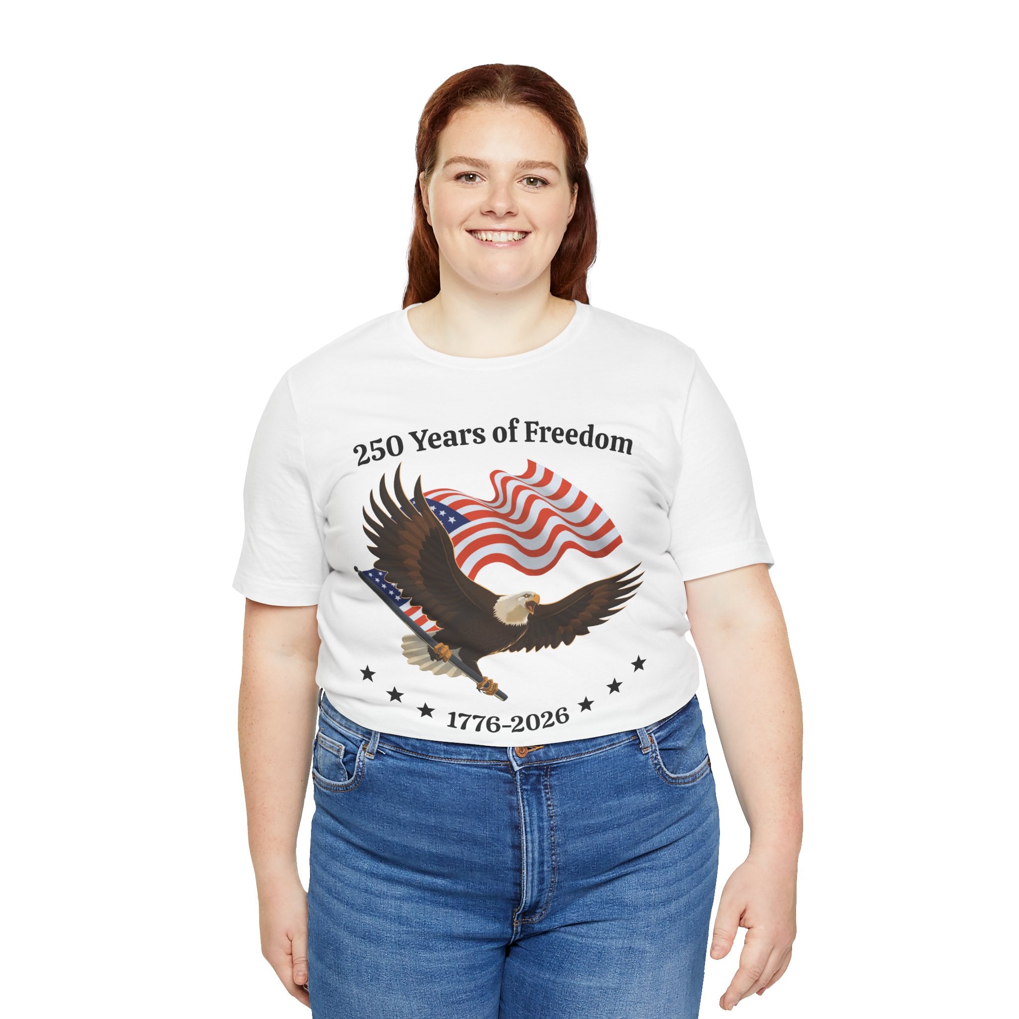 America 250th Anniversary Eagle | White Unisex T-Shirt