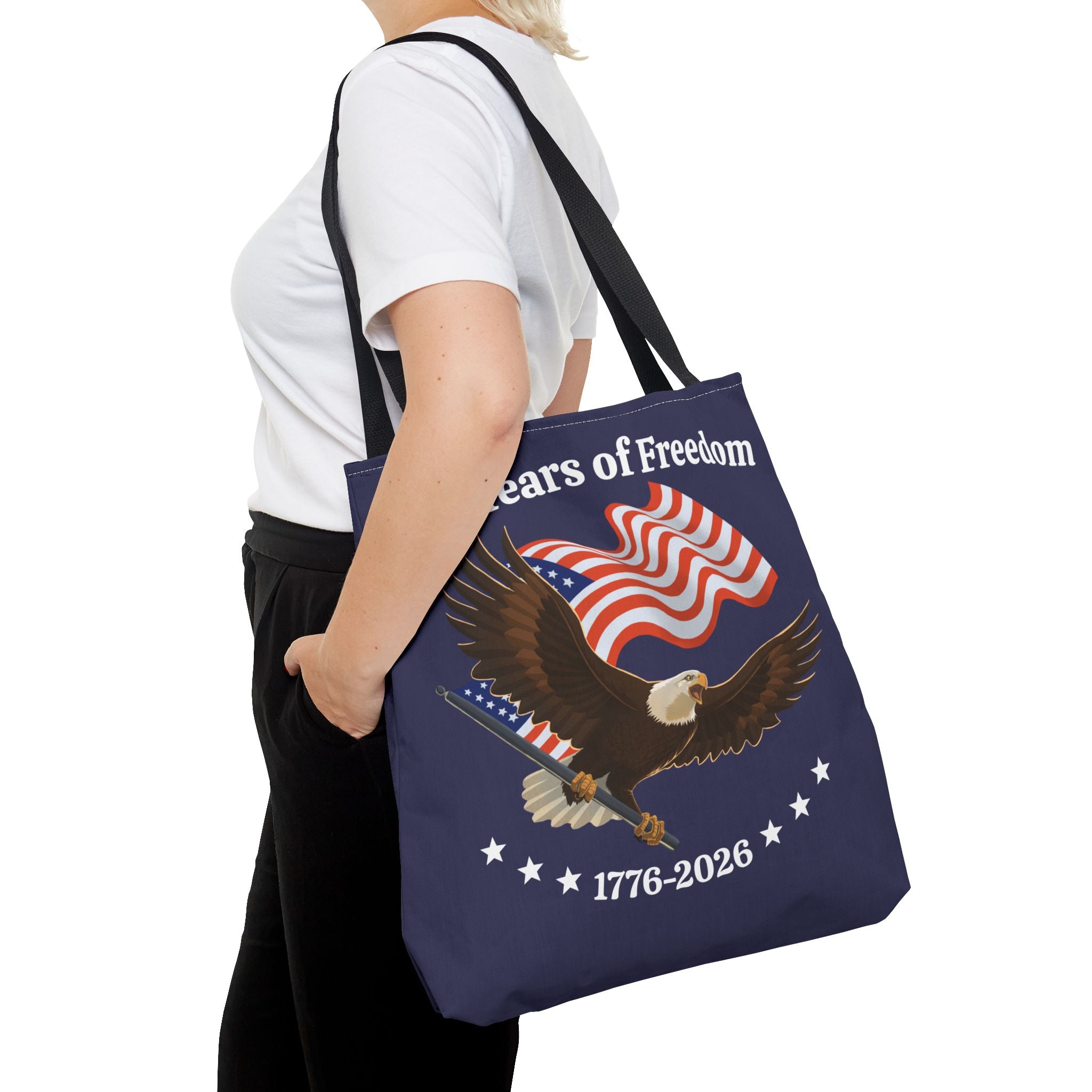America 250th Anniversary Eagle | Blue Tote Bag