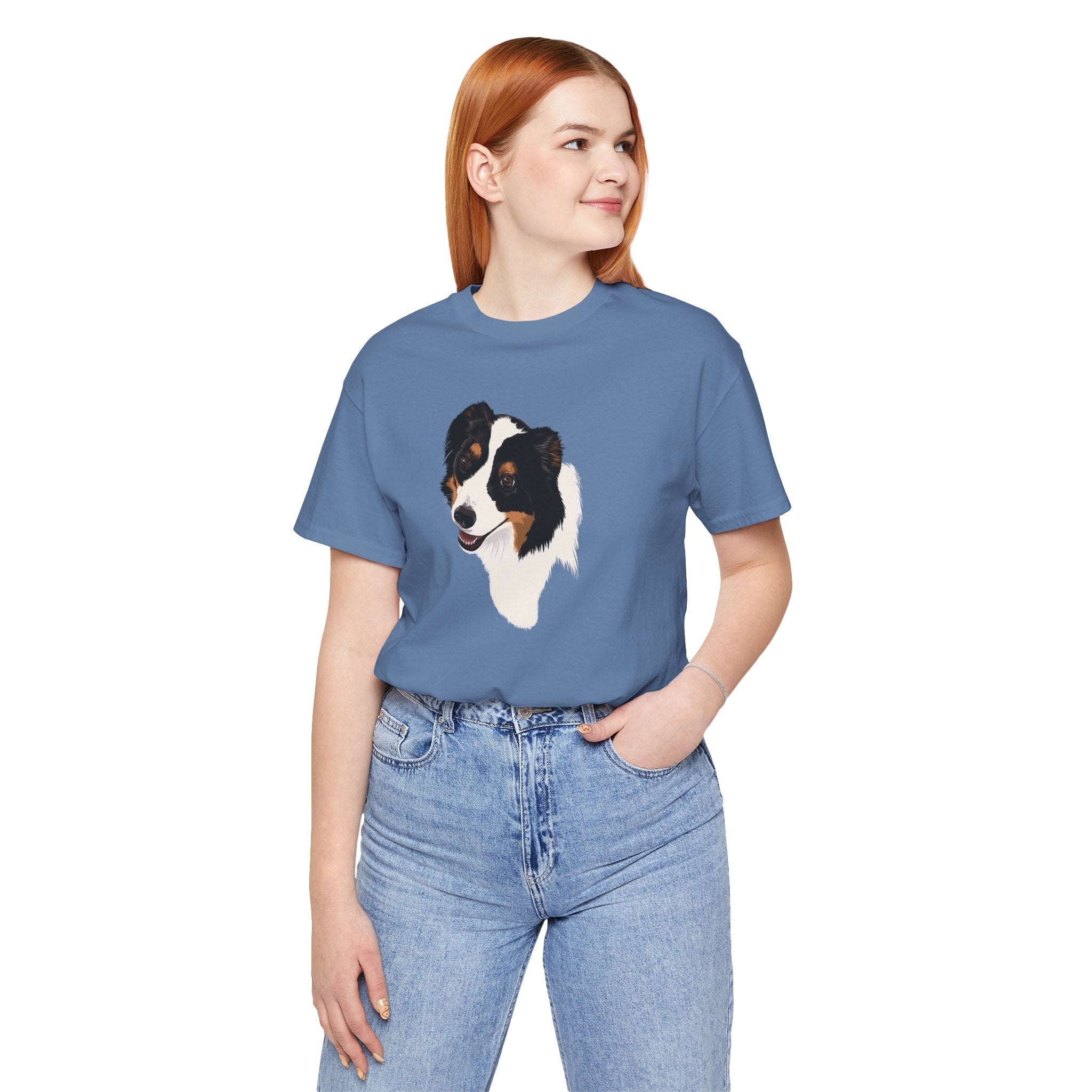 Loyal Sheepdog Portrait | Unisex T-Shirt