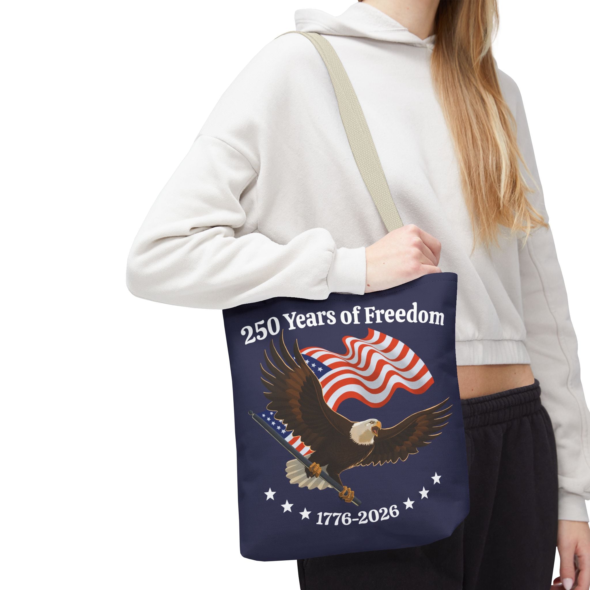 America 250th Anniversary Eagle | Blue Tote Bag