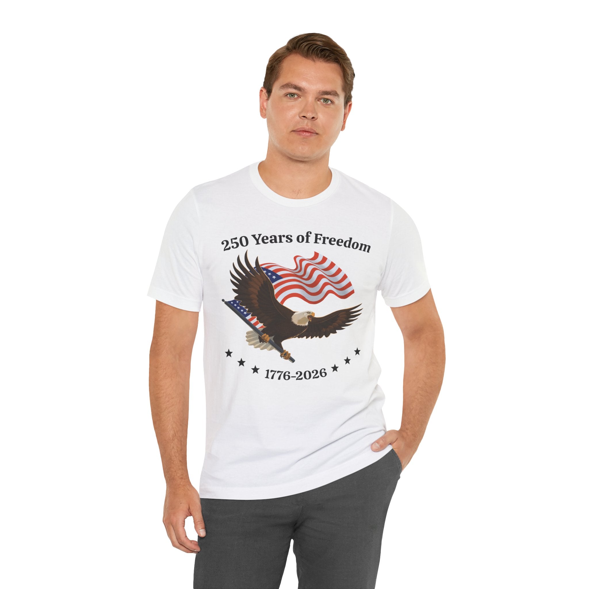 America 250th Anniversary Eagle | White Unisex T-Shirt