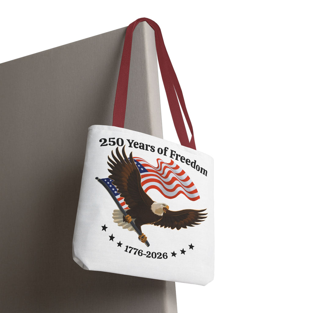 America 250th Anniversary Eagle | White Tote Bag