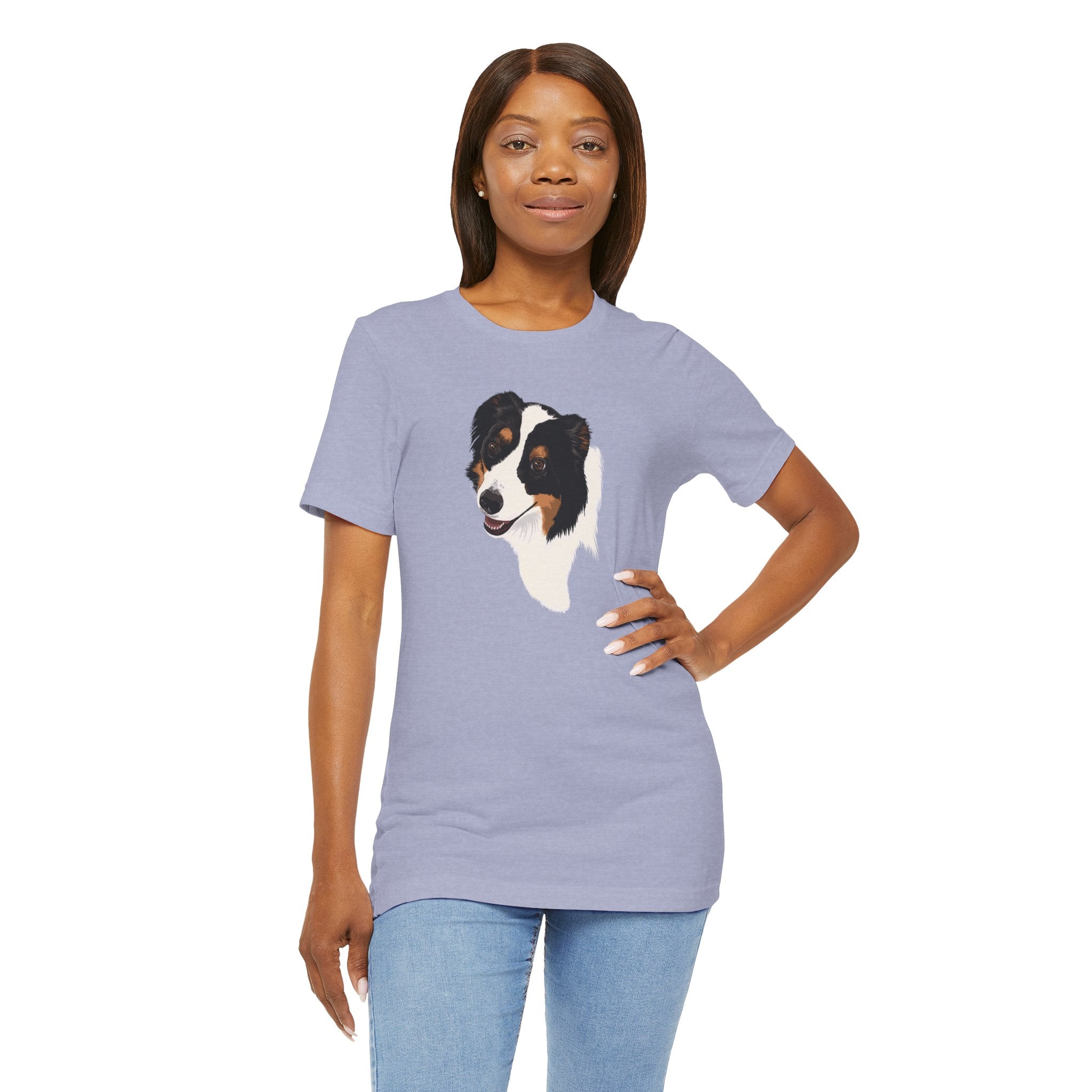 Loyal Sheepdog Portrait | Unisex T-Shirt