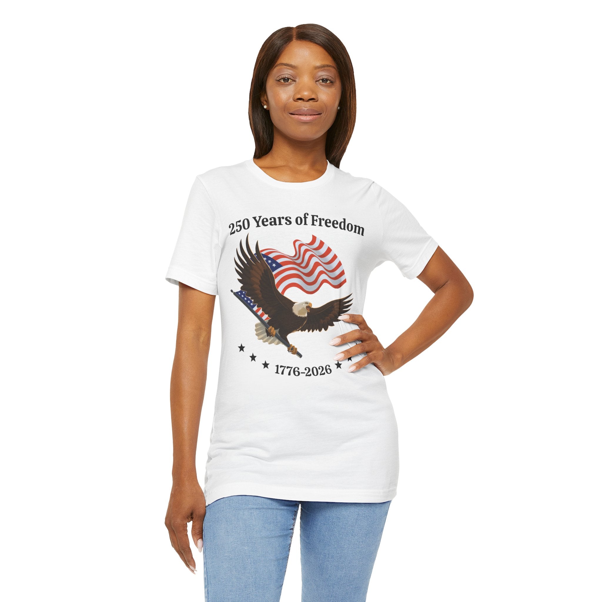 America 250th Anniversary Eagle | White Unisex T-Shirt