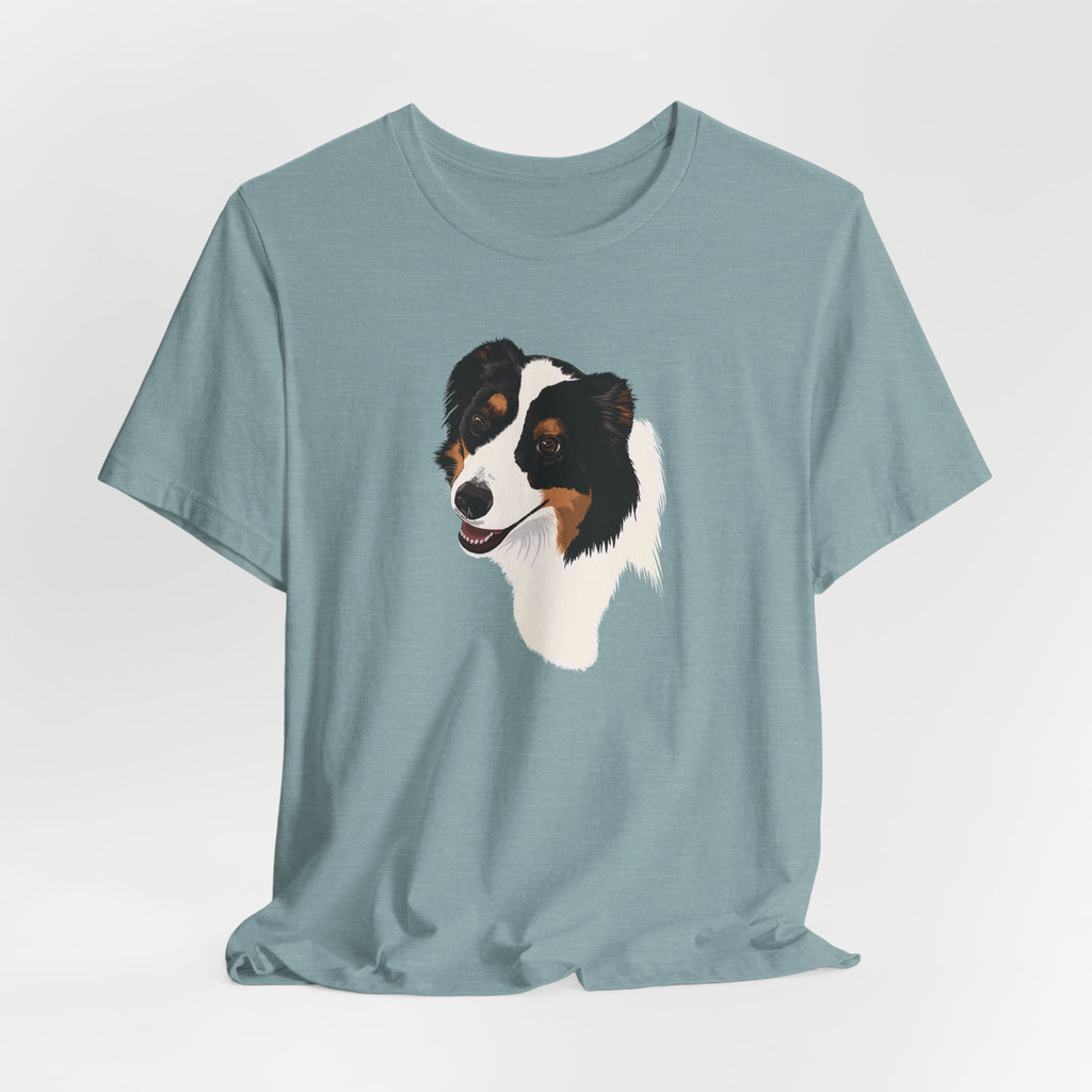 Loyal Sheepdog Portrait | Unisex T-Shirt