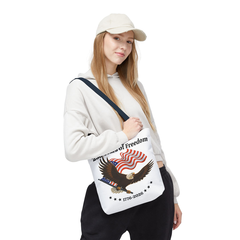 America 250th Anniversary Eagle | White Tote Bag