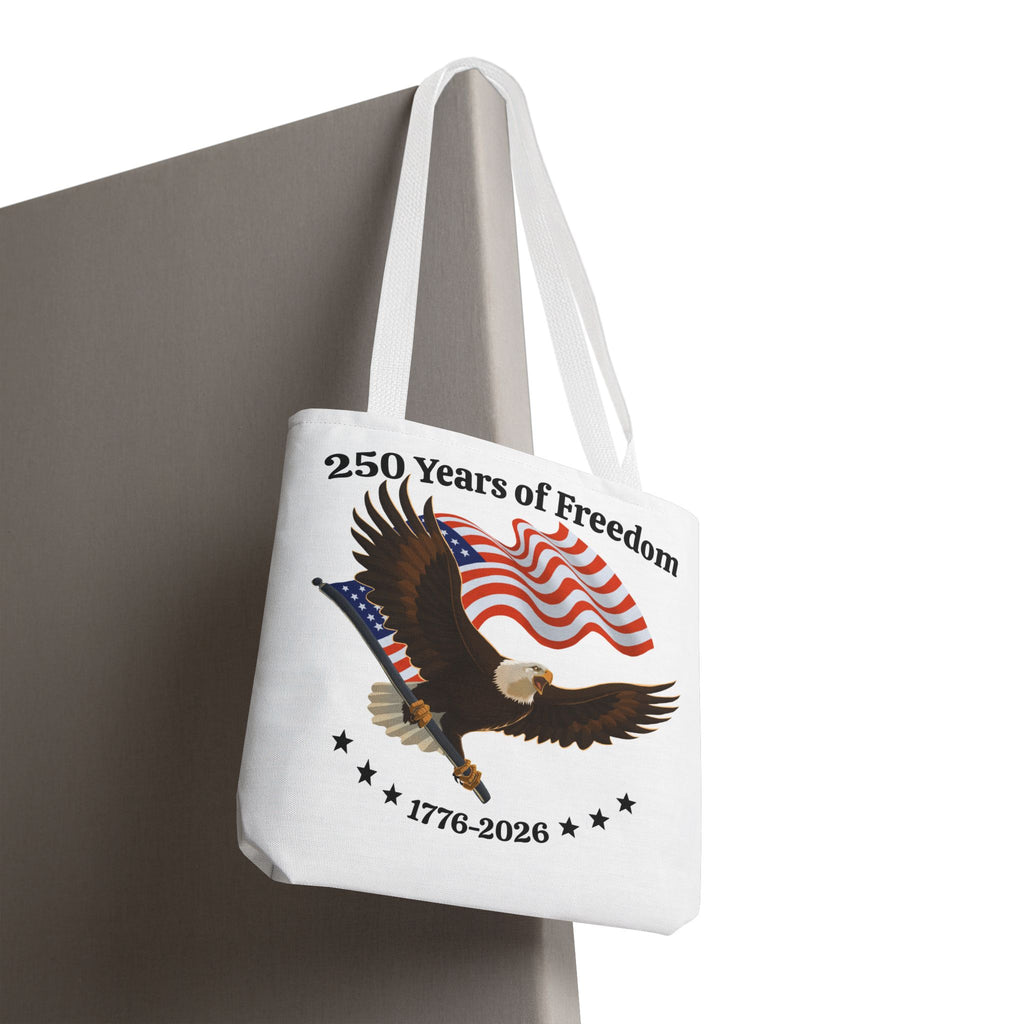 America 250th Anniversary Eagle | White Tote Bag