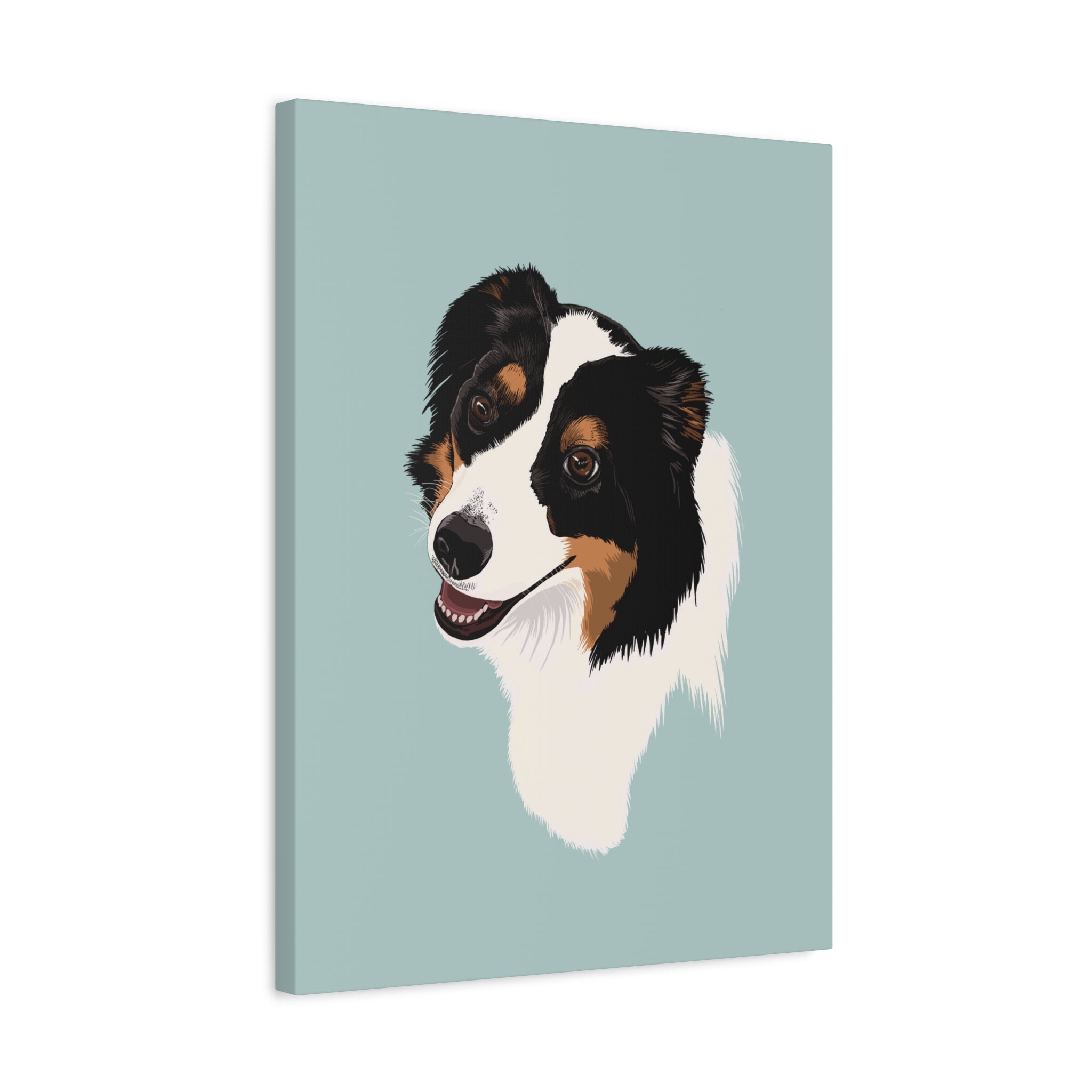 Loyal Sheepdog Portrait | Print | Dog Wall Art | Vertical