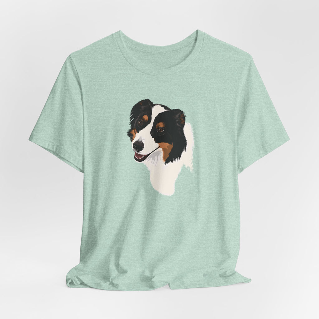 Loyal Sheepdog Portrait | Unisex T-Shirt