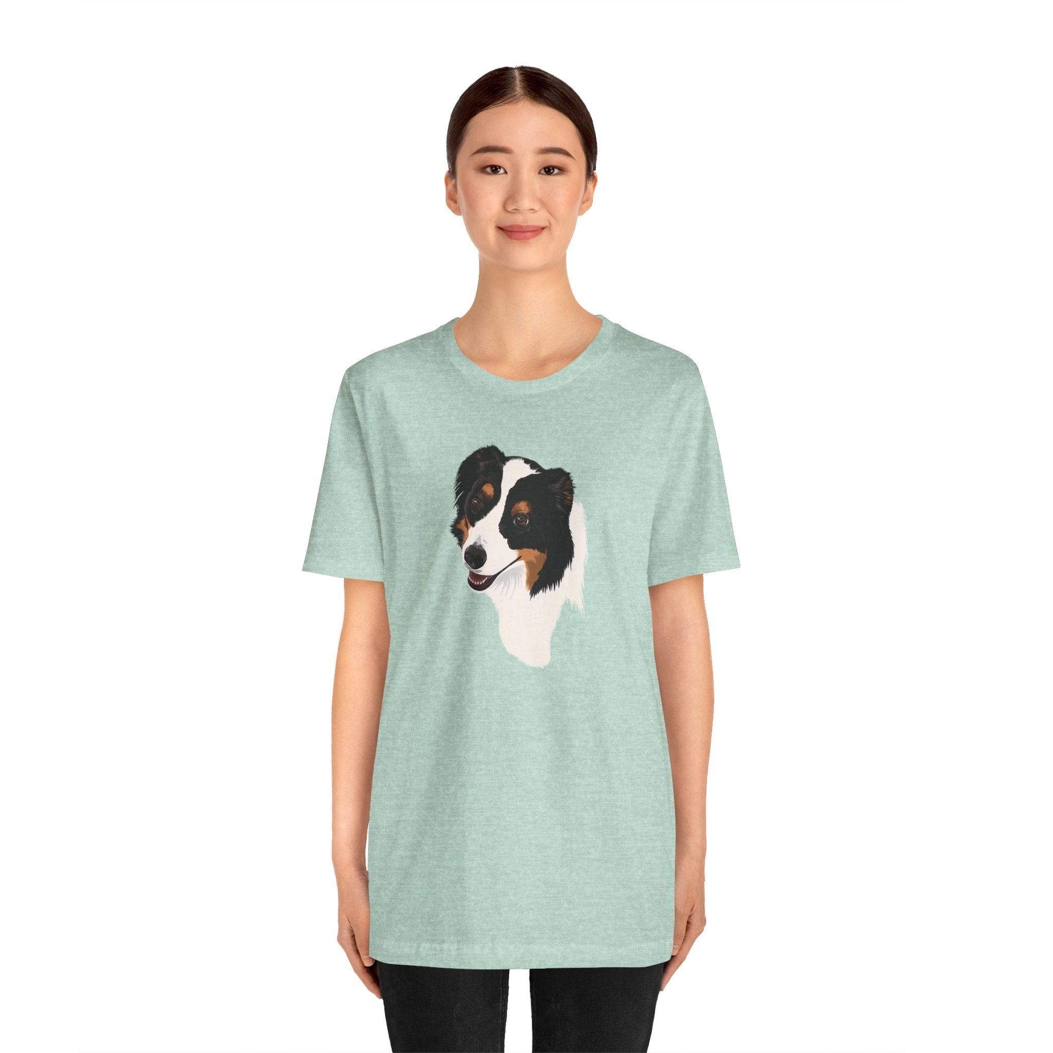 Loyal Sheepdog Portrait | Unisex T-Shirt