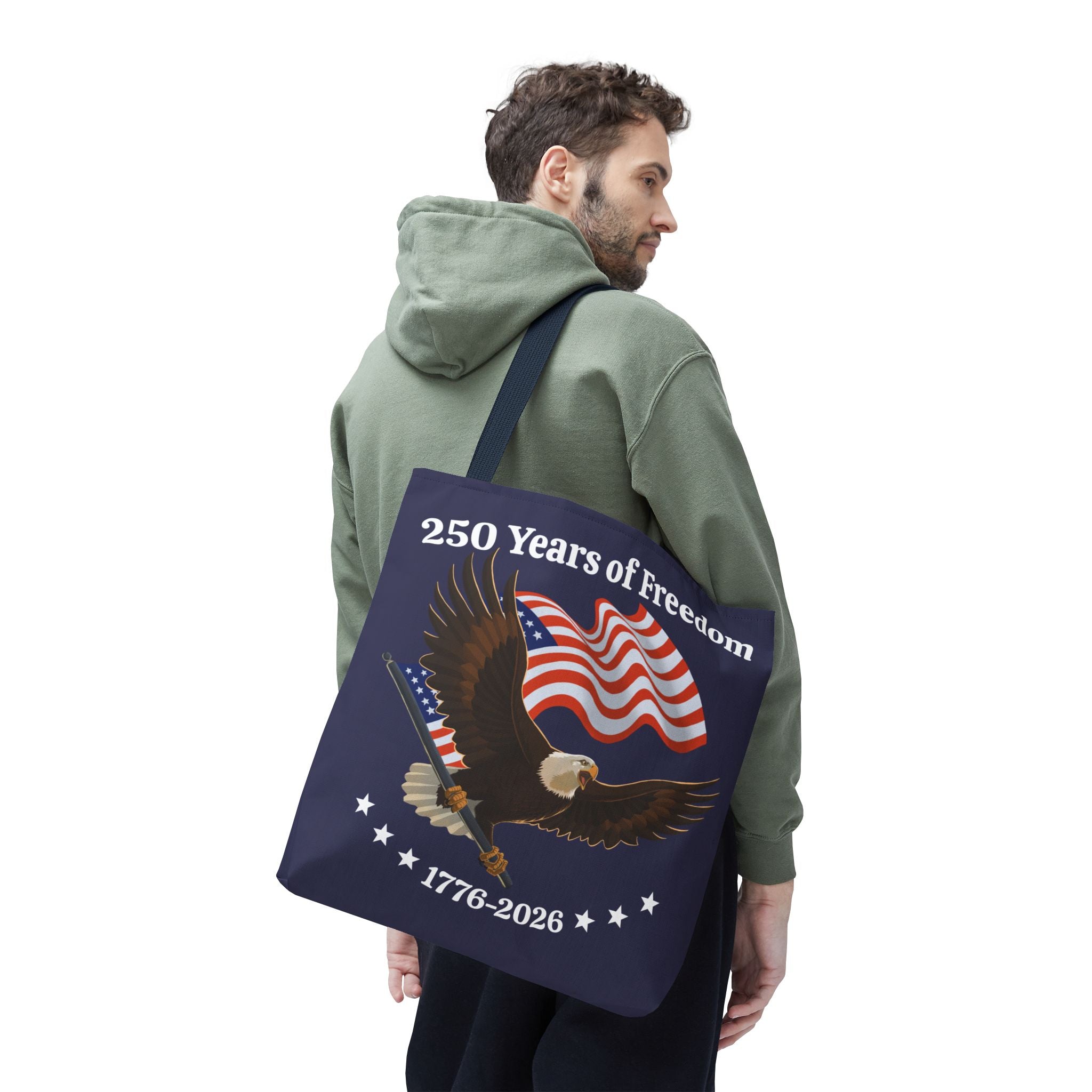 America 250th Anniversary Eagle | Blue Tote Bag