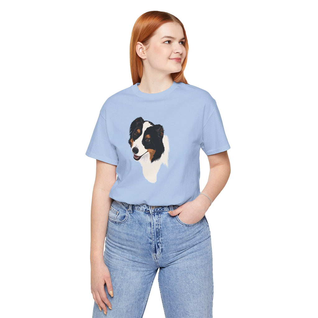 Loyal Sheepdog Portrait | Unisex T-Shirt