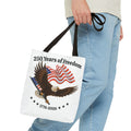 America 250th Anniversary Eagle | White Tote Bag