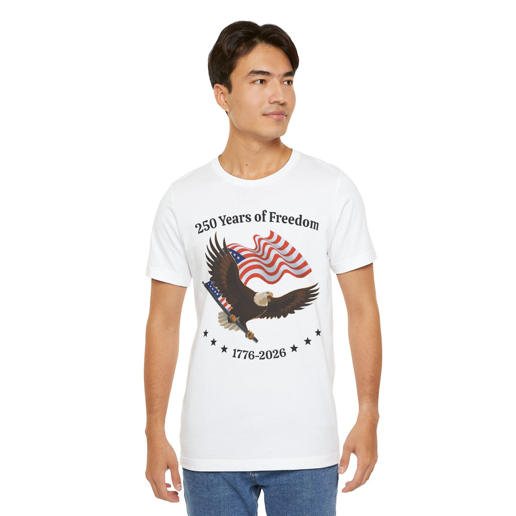 America 250th Anniversary Eagle | White Unisex T-Shirt
