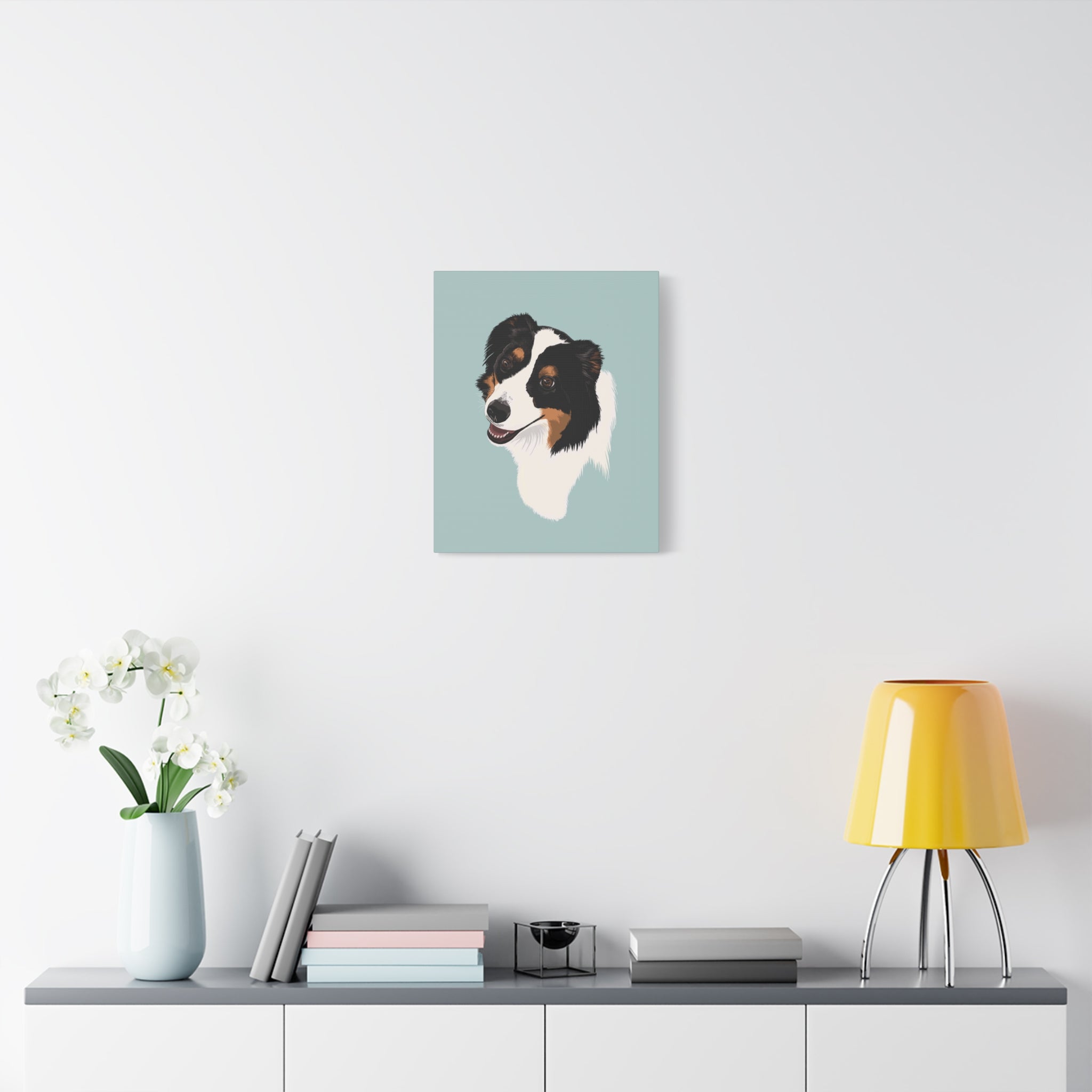 Loyal Sheepdog Portrait | Print | Dog Wall Art | Vertical